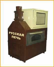 Хлебоперкарная русская печь на дровах, газе